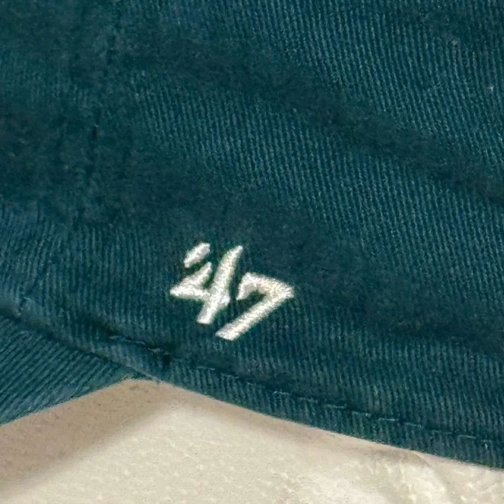 '47 Brand Philadelphia Eagles Clean Up‎ Hat Adjustable Strapback Green Cap OSFA